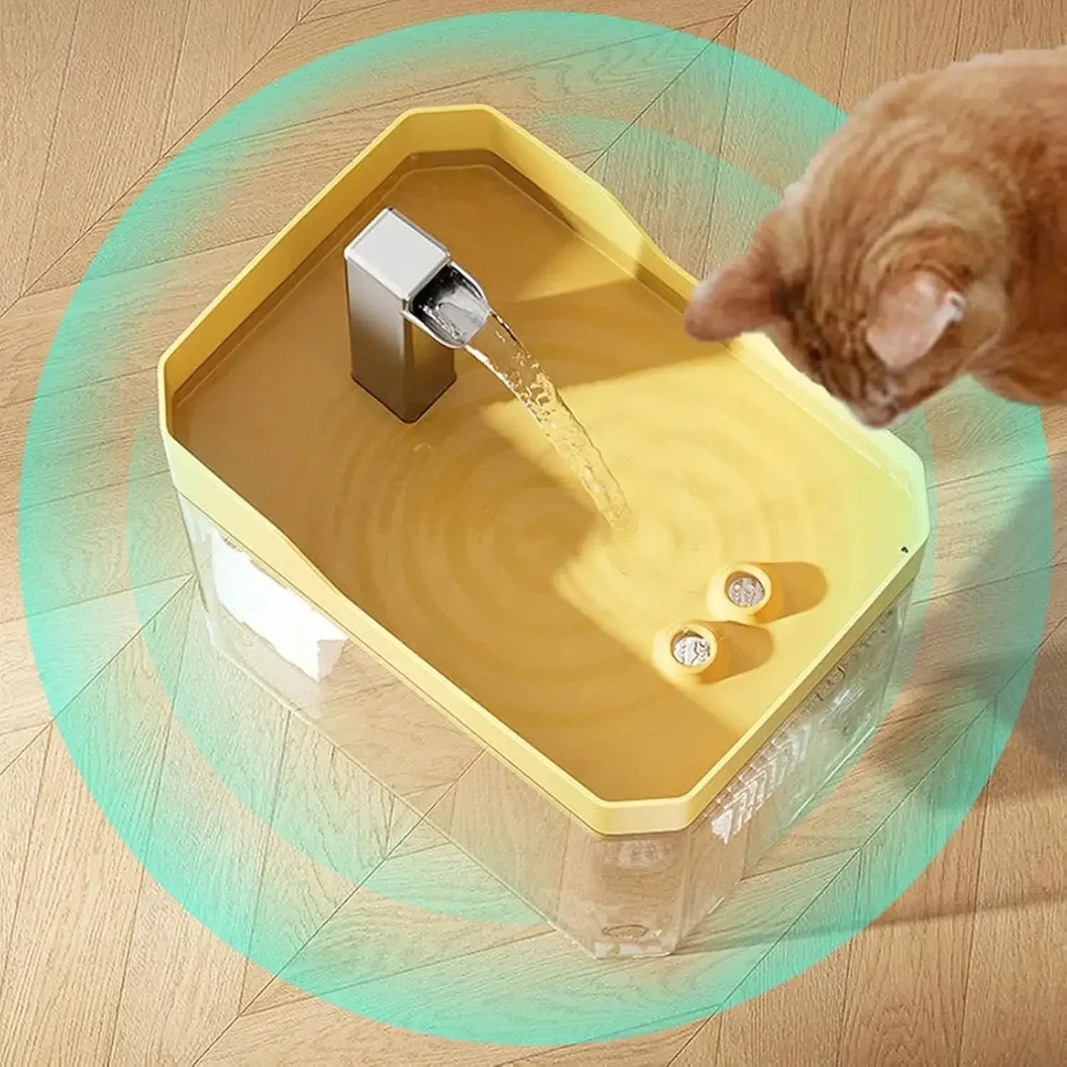 Automatic Pet Water Fountain 2.5L Filtered Bowl – Quiet Stainless Steel / Plastic - Urbane Paws