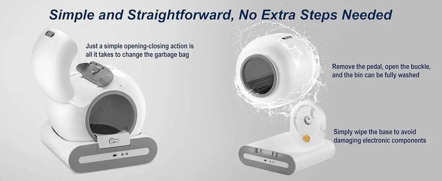 Smart Self-Cleaning Litter Box - App Control & Health Monitor - Urbane Paws