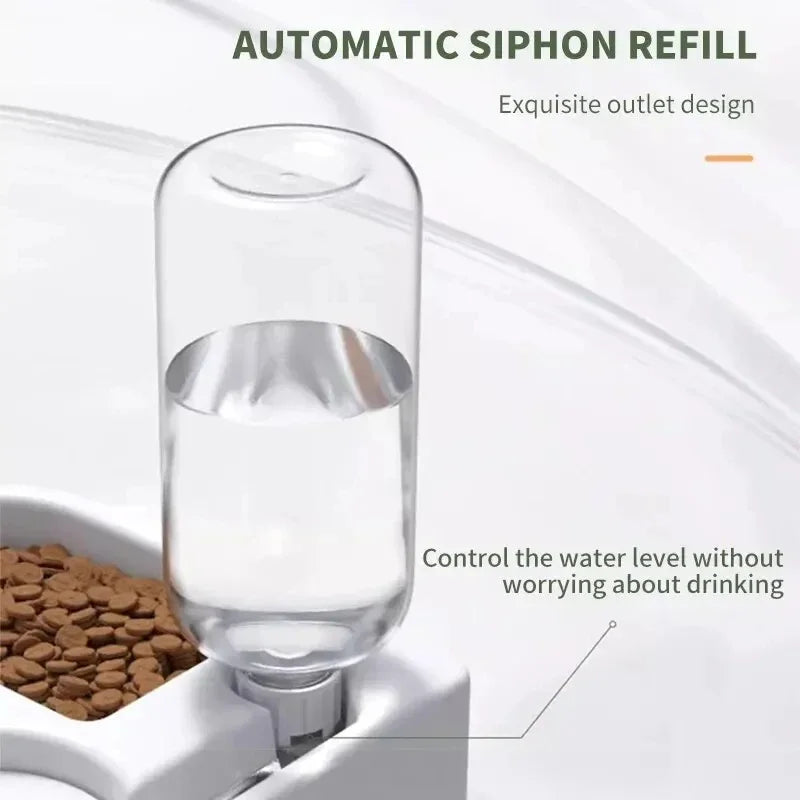 2-in-1 Auto Pet Feeder - Moisture-Proof Water Dispenser & Bowl - Urbane Paws