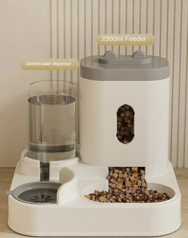 Gravity Pet Feeder and Water Dispenser Combo | Large Capacity for Dogs & Cats - Urbane Paws