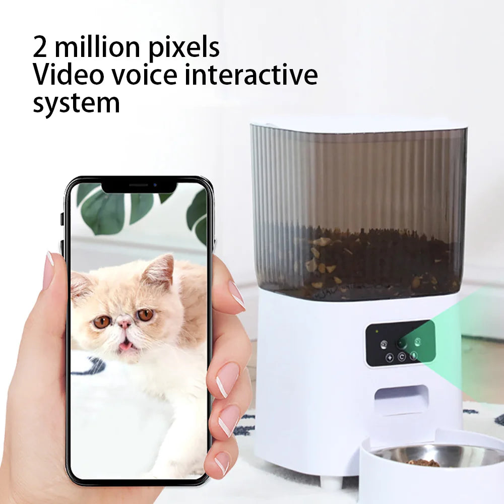 Smart 5L WiFi Feeder w/ HD Camera & Voice Recorder - Urbane Paws