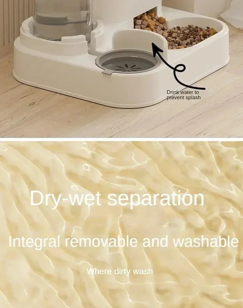 Gravity Pet Feeder and Water Dispenser Combo | Large Capacity for Dogs & Cats - Urbane Paws