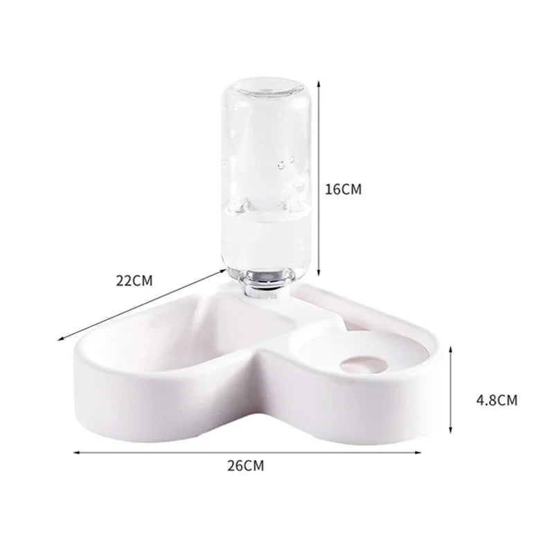 2-in-1 Auto Pet Feeder - Moisture-Proof Water Dispenser & Bowl - Urbane Paws