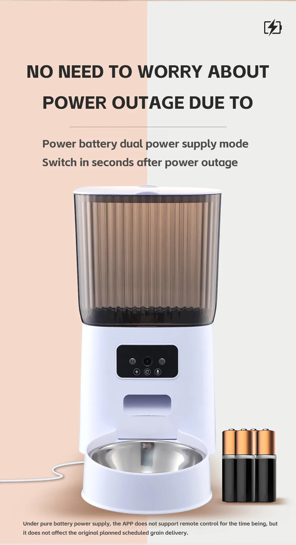 Smart 5L WiFi Feeder w/ HD Camera & Voice Recorder - Urbane Paws