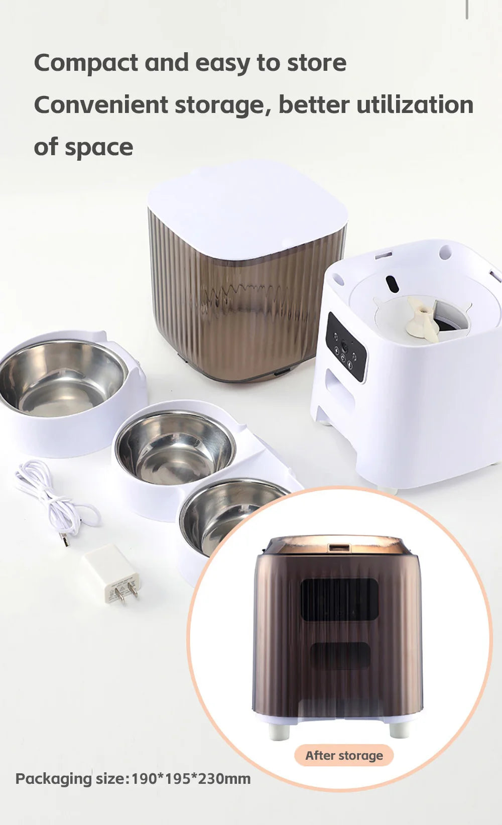 Smart 5L WiFi Feeder w/ HD Camera & Voice Recorder - Urbane Paws