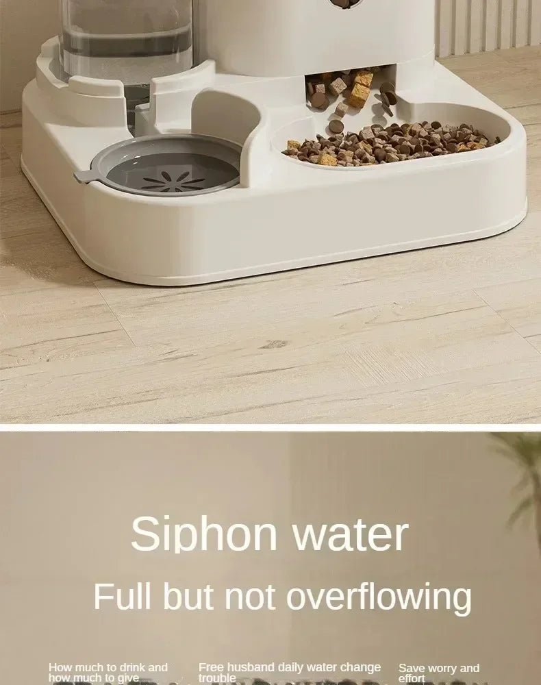 Gravity Pet Feeder and Water Dispenser Combo | Large Capacity for Dogs & Cats - Urbane Paws