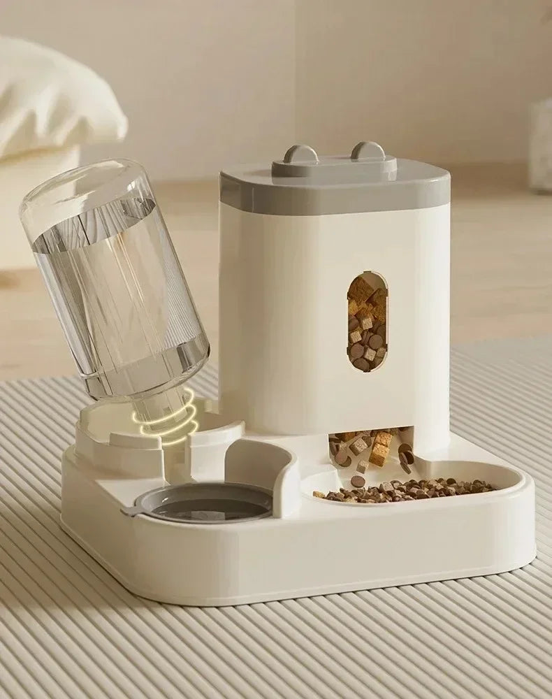 Gravity Pet Feeder and Water Dispenser Combo | Large Capacity for Dogs & Cats - Urbane Paws