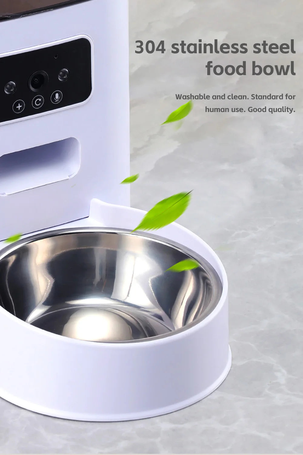 Smart 5L WiFi Feeder w/ HD Camera & Voice Recorder - Urbane Paws