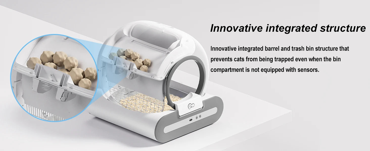 Smart Self-Cleaning Litter Box - App Control & Health Monitor - Urbane Paws