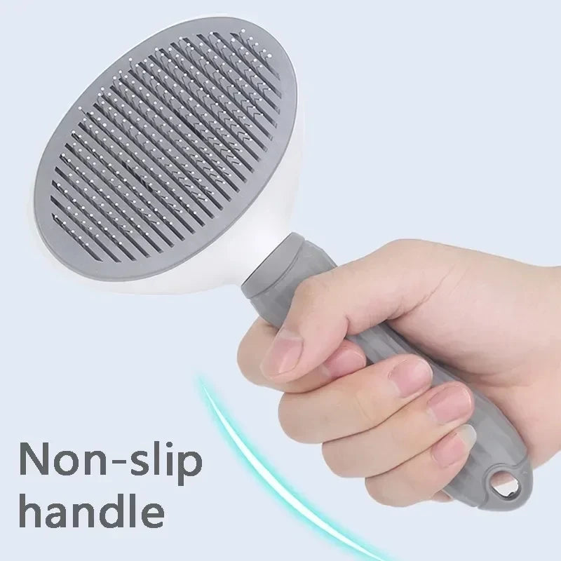 Self-Cleaning Deshedding Brush - One-Click Hair Remover for Pets - Urbane Paws