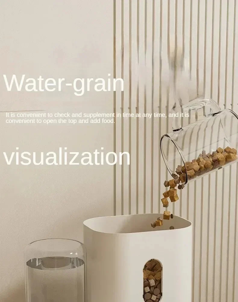 Gravity Pet Feeder and Water Dispenser Combo | Large Capacity for Dogs & Cats - Urbane Paws