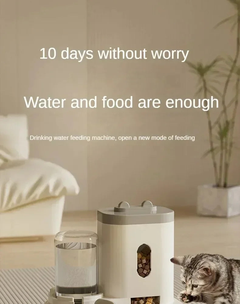 Gravity Pet Feeder and Water Dispenser Combo | Large Capacity for Dogs & Cats - Urbane Paws