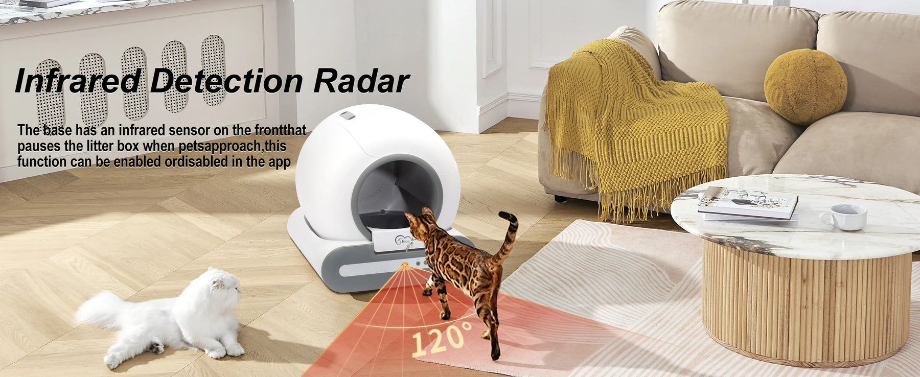 Smart Self-Cleaning Litter Box - App Control & Health Monitor - Urbane Paws