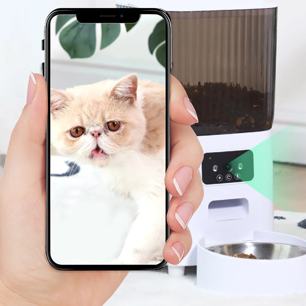 Smart 5L WiFi Feeder w/ HD Camera & Voice Recorder - Urbane Paws