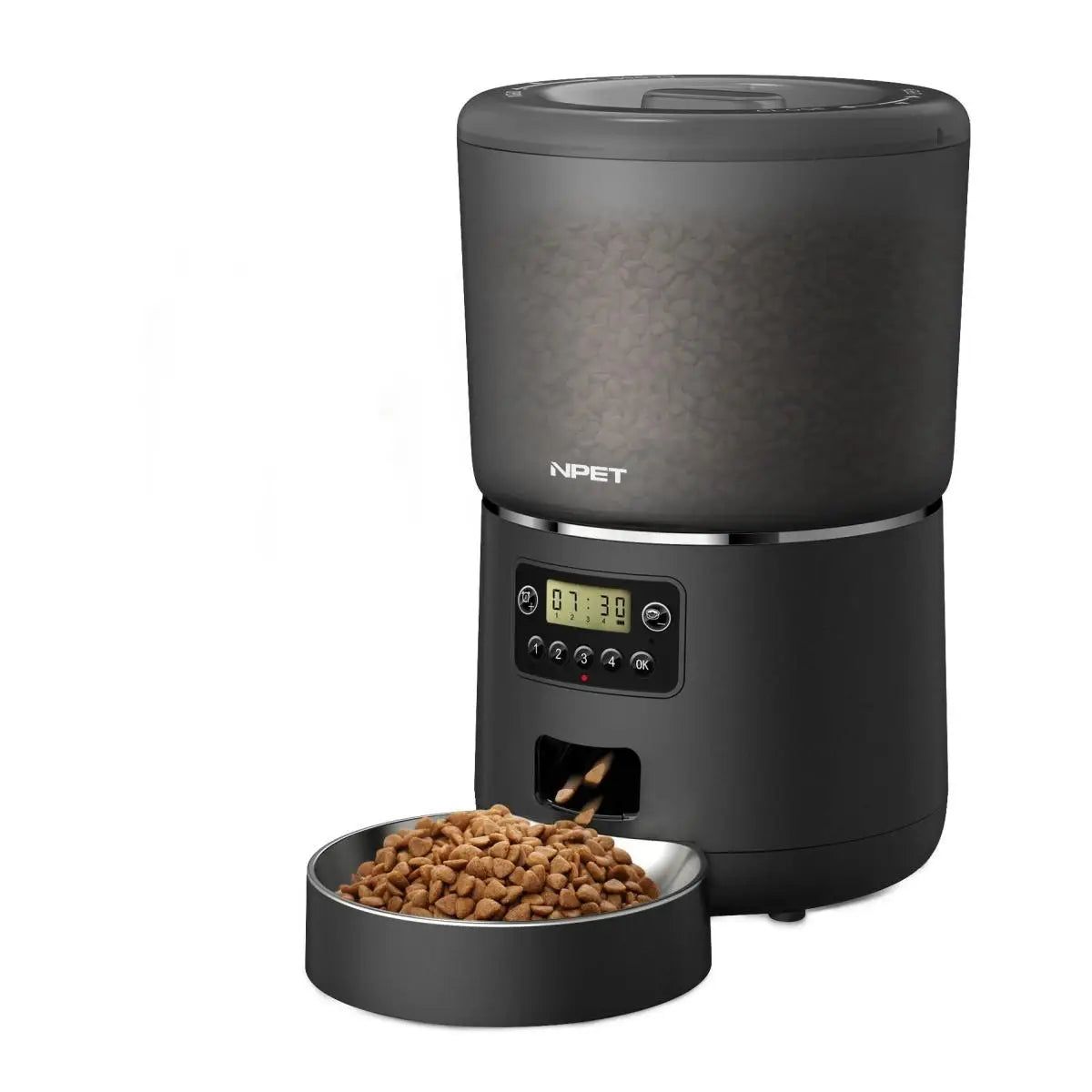 Smart 4L Feeder - Portion Control, Stainless Steel Bowl & Timed Meals - Urbane Paws