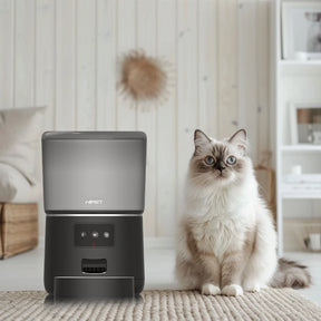 Smart 4L Feeder - Portion Control, Stainless Steel Bowl & Timed Meals - Urbane Paws