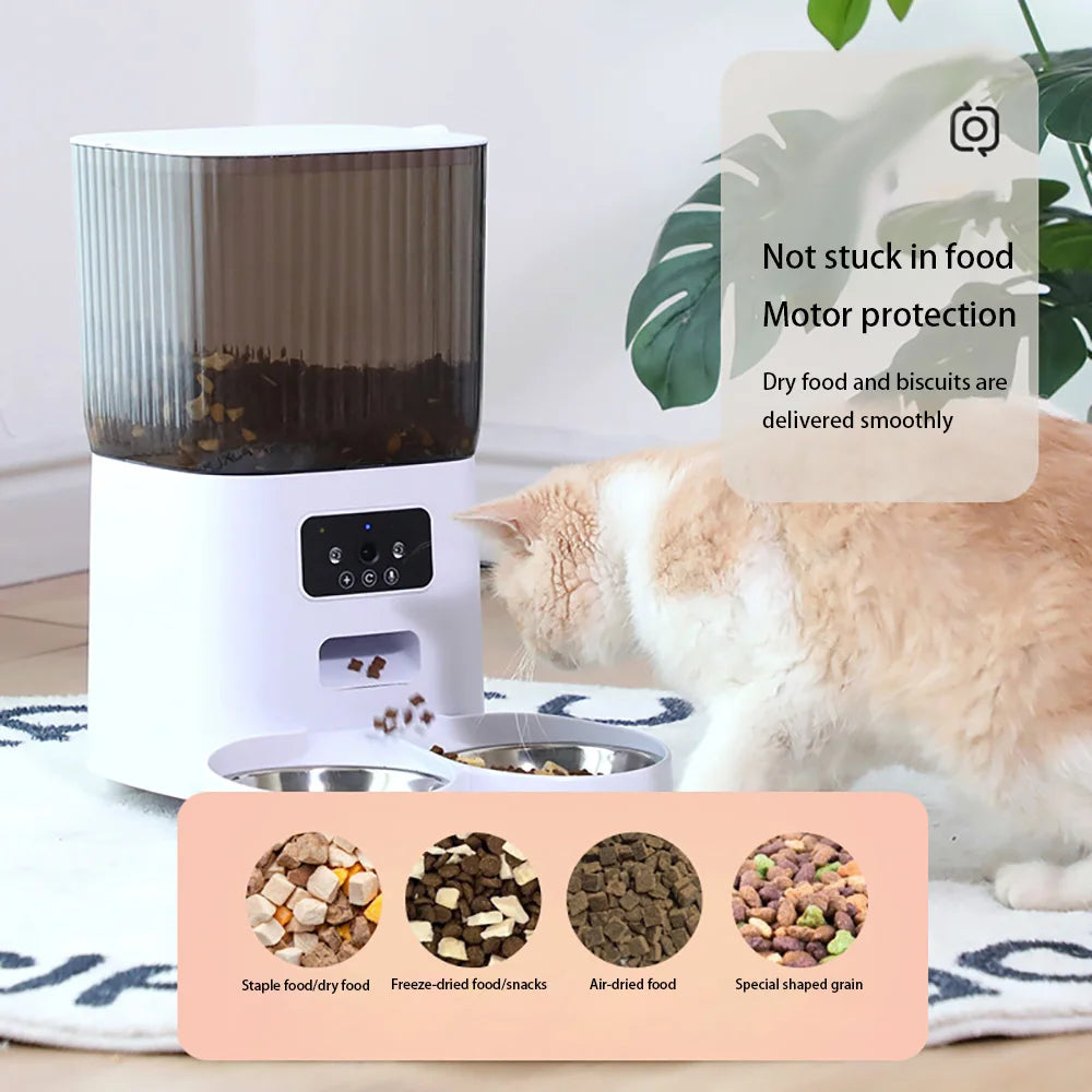 Smart 5L WiFi Feeder w/ HD Camera & Voice Recorder - Urbane Paws