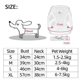 Soft Mesh Reflective Harness & Leash for Cats & Small Dogs - Urbane Paws