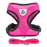 Soft Mesh Reflective Harness & Leash for Cats & Small Dogs - Urbane Paws