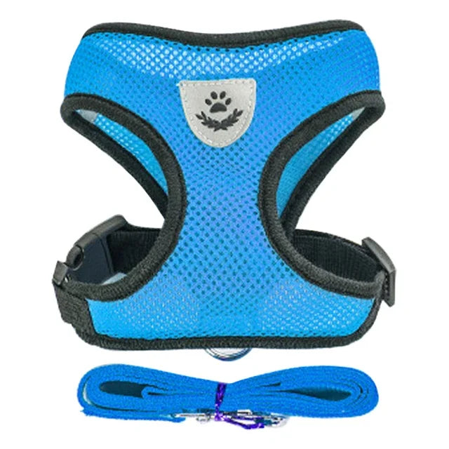 Soft Mesh Reflective Harness & Leash for Cats & Small Dogs - Urbane Paws