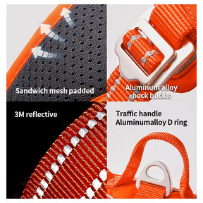 No-Pull Reflective Dog Harness - Padded & Adjustable Step-in Vest - Urbane Paws