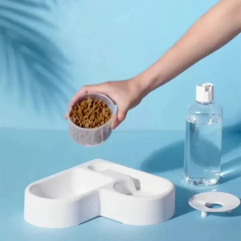2-in-1 Auto Pet Feeder - Moisture-Proof Water Dispenser & Bowl - Urbane Paws
