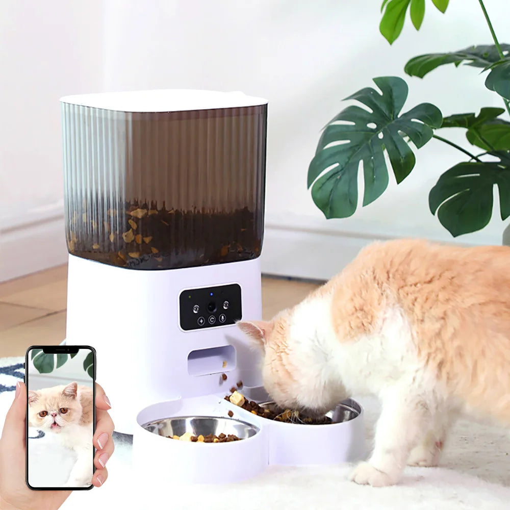 Smart 5L WiFi Feeder w/ HD Camera & Voice Recorder - Urbane Paws