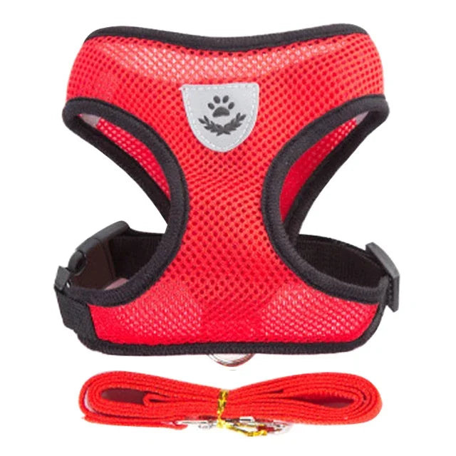 Soft Mesh Reflective Harness & Leash for Cats & Small Dogs - Urbane Paws