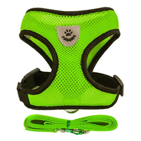Soft Mesh Reflective Harness & Leash for Cats & Small Dogs - Urbane Paws