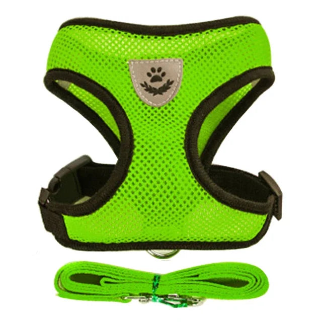 Soft Mesh Reflective Harness & Leash for Cats & Small Dogs - Urbane Paws