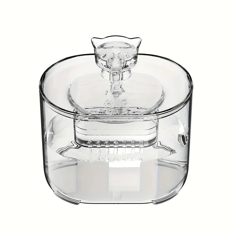 Silent 2.2L Pet Water Fountain with Filter & Auto-Dispenser - Urbane Paws