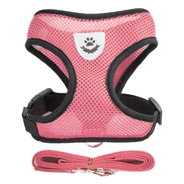Soft Mesh Reflective Harness & Leash for Cats & Small Dogs - Urbane Paws
