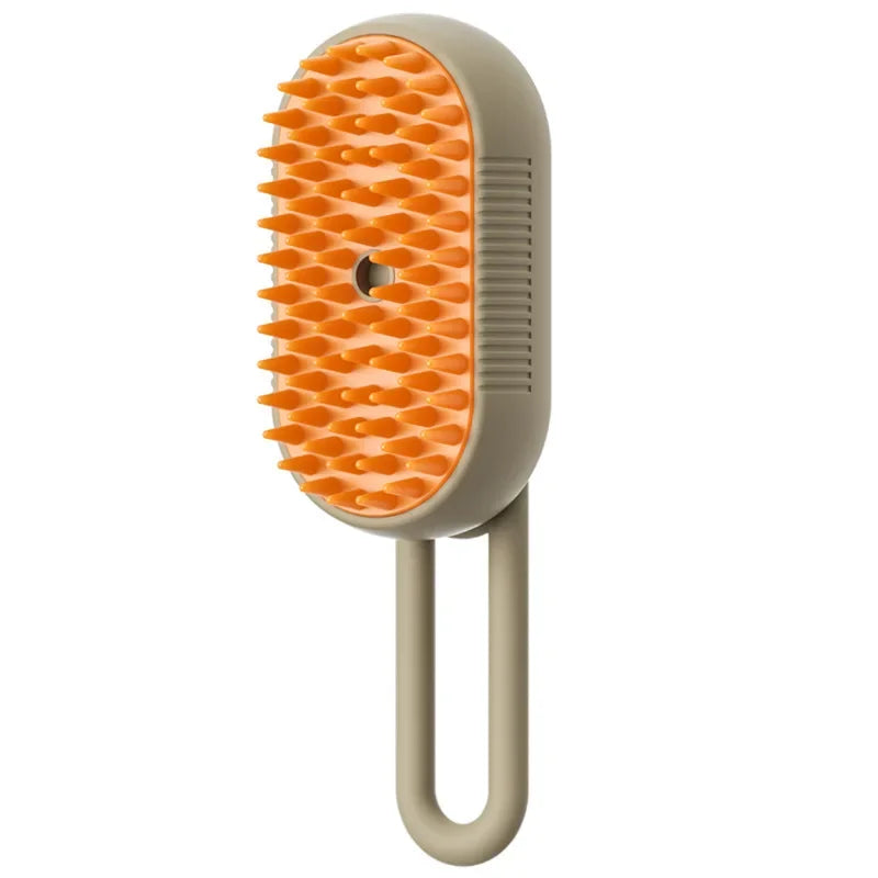 3-in-1 Electric Steamy Pet Brush - Massage & Deshedding Tool - Urbane Paws