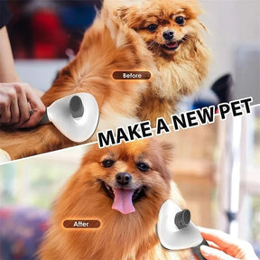 Self-Cleaning Deshedding Brush - One-Click Hair Remover for Pets - Urbane Paws