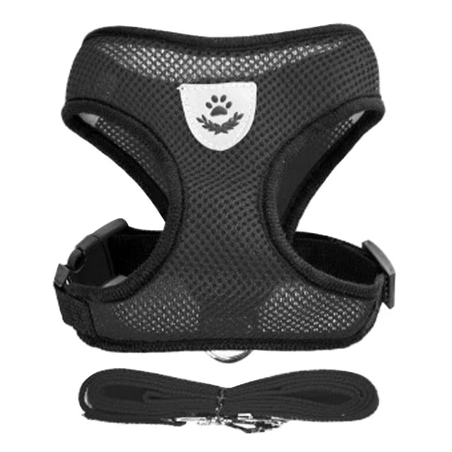 Soft Mesh Reflective Harness & Leash for Cats & Small Dogs - Urbane Paws