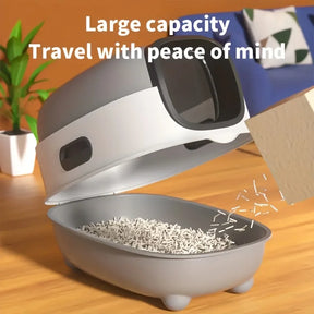 Jumbo Top-Entry Litter Box - Foldable, Odor & Splash Control for Large Cats - Urbane Paws